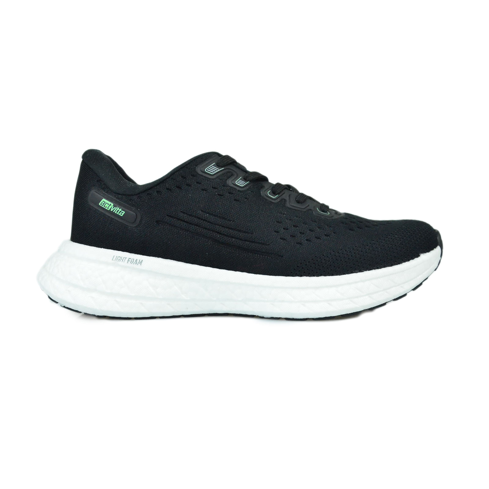 Tênis Actvitta Light Foam Preto Feminino - Omar Calçados