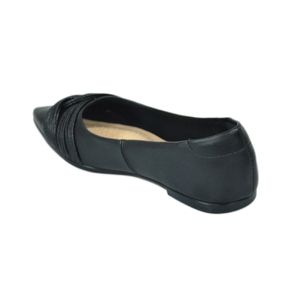 Sapatilha Santinelli Bico Fino Preto 1600-004
