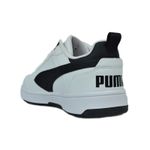 Tenis-Puma-Rebound-V6-Low-Bdp-Branco-Preto-Masculino