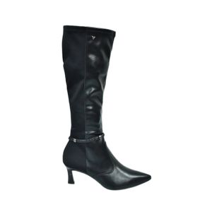 Bota Mississipi Cano Alto Preto Feminina Me861-0001