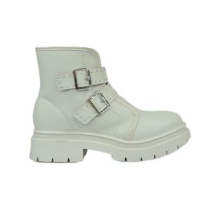 Bota Molekinha Off White Infatil Menina 2182.114