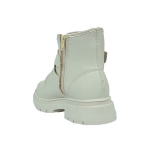 Bota Molekinha Off White Infatil Menina 2182.114