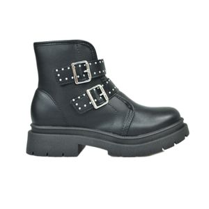 Bota Molekinha Preta Infantil Menina 2182.114