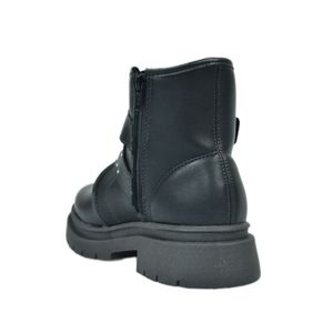 Bota Molekinha Preta Infantil Menina 2182.114