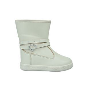 Bota Molekinha Off White Infantil Menina 2127.219