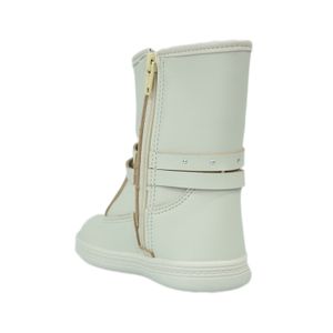 Bota Molekinha Off White Infantil Menina 2127.219