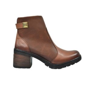 Bota Ic Lady Choice Cano Curto Marrom Feminino 9741