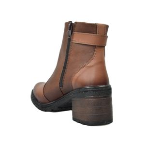 Bota Ic Lady Choice Cano Curto Marrom Feminino 9741