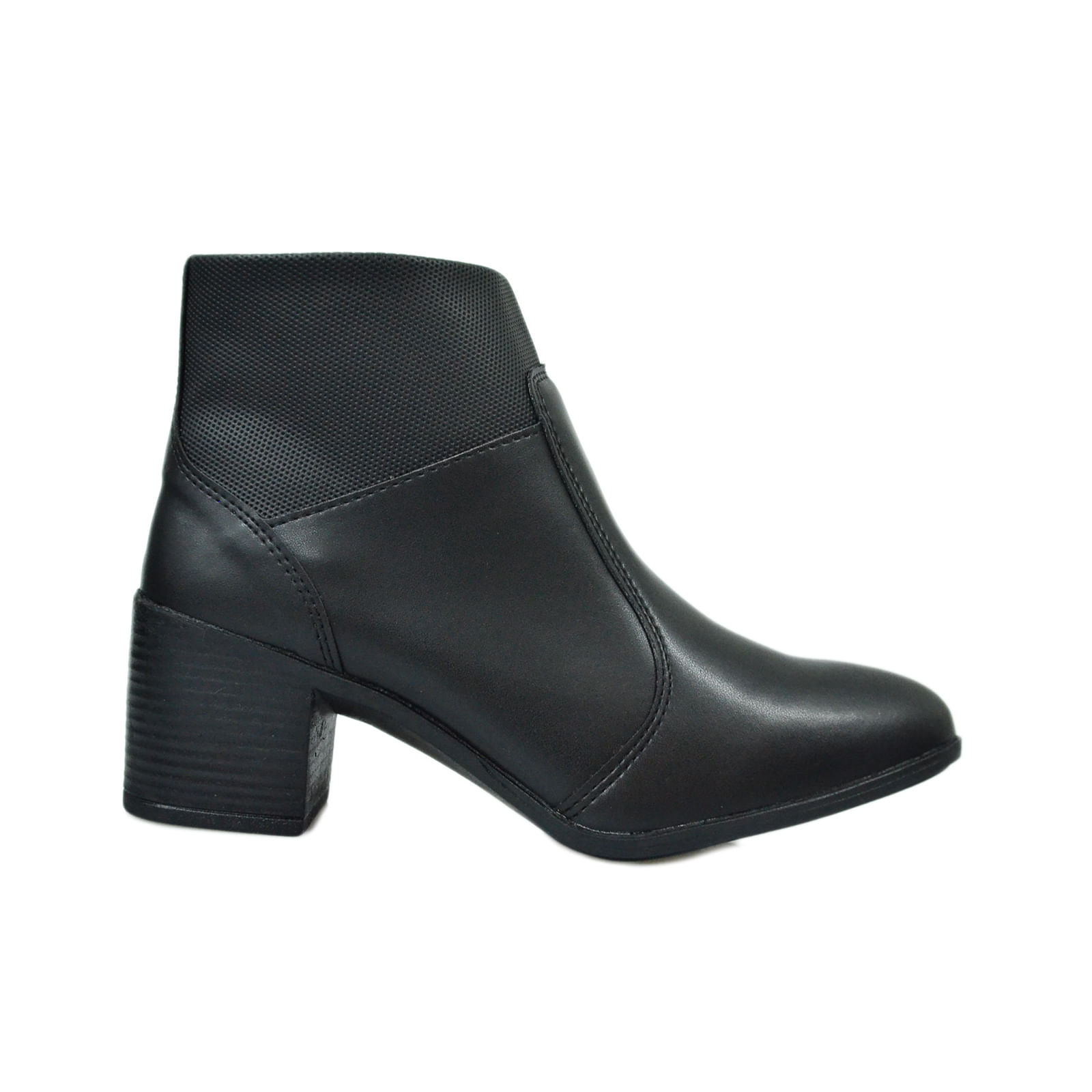 Bota Lady Choice Cano Curto Preto Feminina 8002 - Omar Calçados