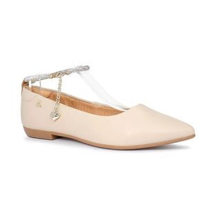 Sapatilha Santinelli Bico Fino Branco Feminino 1266-554