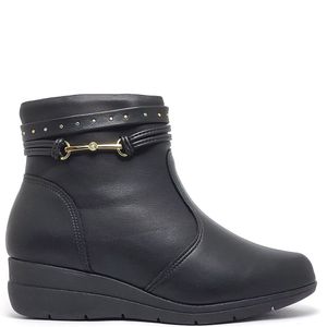 Bota Modare Cano Curto Preto Feminino