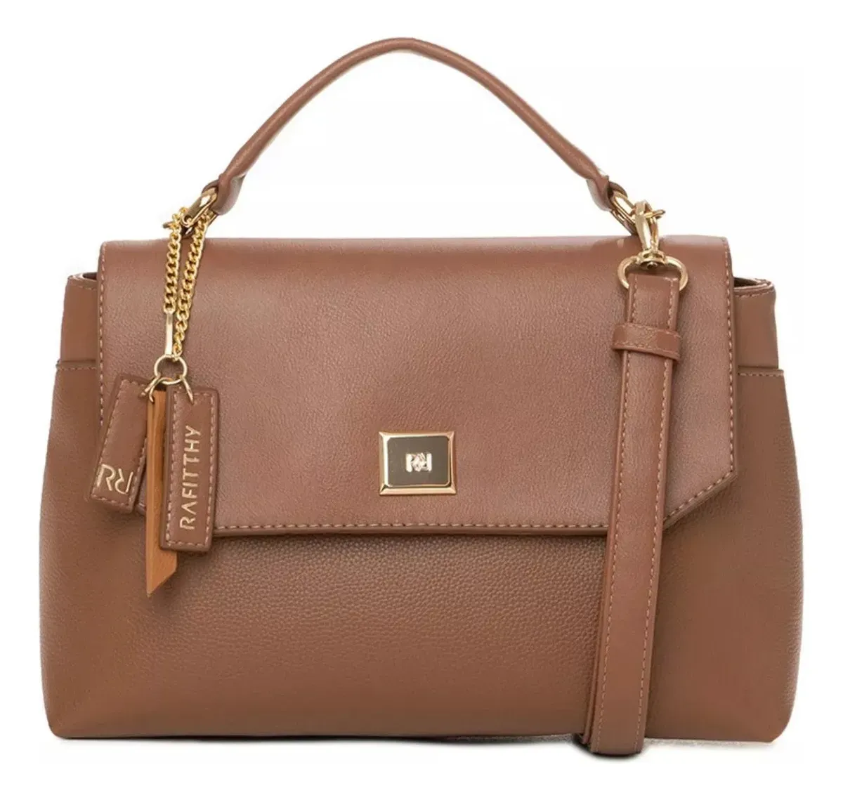 Bolsa Rafitthy Classica Marrom Feminino 28.25179a_2 - Omar Calçados
