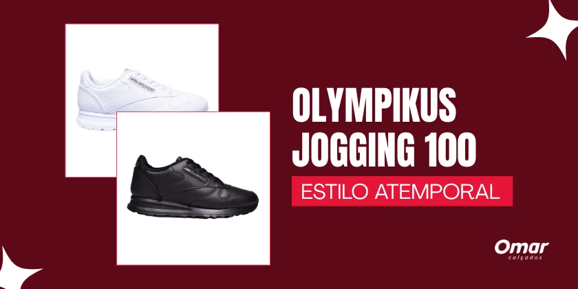Tênis Olympikus Jogging 100: Estilo Atemporal e Conforto em Cada Passo
