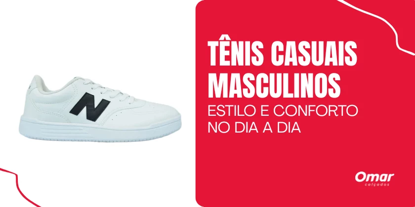Tênis Casuais Masculinos: Estilo e Conforto no Dia a Dia